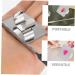 Balacoo 2 Sets Ring Palette Tools - Stainless Steel Makeup Mixing Tray for Foundation & Cosmetic Applications - Buy Online on GoSupps.com