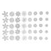 Honbay 40pcs Mix Style White Hollow Out Lace Flower Applique Patch Sewing Craft Decoration
