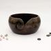 NIRMAN Handmade Indian Mango Wood Yarn Bowl for Knitting and Crochet (6x6x3'') - Buy Online on GoSupps.com
