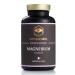 Naturathera Magnesium - No Laxative & Addictive Effect - Fatigue, Anxiety & Sleep Supplement - 150 Capsules - Made in France - Vegan - No GMO Allergen Additives