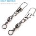 MOBOREST 200PCS Barrel Snap Swivel Fishing Accessories - Premium Gear with Ball Bearing Swivels and Quick Connect for Lures - Buy Online on GoSupps.com