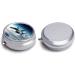 Round Fighter Jets Pill Box - 3 Compartment Decorative Metal Organizer for Travel | Portable Pocket Medicine Case - Buy Online on GoSupps.com
