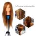 FESJOY Real Hair Training Head | Blonde Doll Head for Hairdresser Exercise & Display - International Shipping Available - Buy Online on GoSupps.com