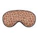 Giraffe Brown Skin Sleep Mask for Women Adjustable Sleeping Eye Shades Cover with Elastic Strap