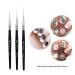 Winstonia Striping Nail Art Brushes Set - 3 Fine Detail Brushes for Long Lines & Intricate Designs - Buy Online on GoSupps.com