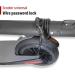 Seway Scooter Lock Cable for Xiaomi Mijia M365 & Segway Ninebot ES Series | Coiled Chain Combination Lock, 4 Ft. Long | Steel Wire, 1/3 inch | Fits M365/ES1/ES2/ES3/ES4 | Black - Buy Online on GoSupps.com