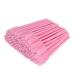 G2PLUS 200 PCS Pink Eyelash Brushes Spoolies - Eyebrow Spoolie Brushes -Disposable Mascara Wands - Eyelash Extension Brushes for Extensions 200 Pink