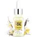 CHUCHU Cuticle Oil for Nails Jojoba Nail Cuticle Oil Contain Vitamin B & E Moisturizes Cuticle and Nail's Skin Strengthens Nails Prevents Hangnails and Chapped 15ML (vanilla)