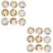 Healeved 18 Boxes Nail Art Accessories Body Art Home Accents Decor Nail Art Decorations Nail Rivet Studs Nail Accessories Rivets for Metal Hair+braiding+tools Manicures Decoration Japanese