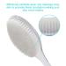 Mczxon Bath Body Back Shower Brush - Long Handle for Exfoliation & Blood Circulation - Wet/Dry Body Scrubber (Transparent) - Buy Online on GoSupps.com