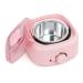 Wax Warmer for Hair Removal Melting Wax Pot Waxing Kit Wax Machine Portable Professional Hot Wax Warmer for Women Home Use(500ML-Pink)