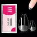 500 pcs Short Almond Shaped Acrylic Nail Tips with box 12 Sizes Almond Gel Nail Tips for Half Cover Acrylic Almond Nails French False Nails For Nail Extension for Nail Art for DIY 500pcs Half Cover Acrylic Nail Tips