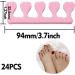Sponge Toe Separators - 24 Pcs Toe Dividers for Manicure & Pedicure - Nail Art Spacer for Men and Women - Beauty Accessories (Random Color) - Buy Online on GoSupps.com