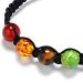 Lava Rock 7 Chakras Aromatherapy Essential Diffuser Bracelet Braided Rope Volcanic Stone Bead Bangle Bangle Durable and Practical - Buy Online on GoSupps.com
