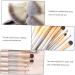 Housoutil 1 Set Set Makeup Brush Set Powder Brush Wood Handle Brush Nylon Brush Eyebrow Comb Eyebrow Brush Foundation Aluminum Tube Wooden Handle Brush Travel Major White 14.5X0.5cm White - Buy Online on GoSupps.com