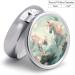 Round Unicorn Pill Box - 3 Compartment Decorative Metal Organizer | Portable Pocket Pill Case - Style 17 - Buy Online on GoSupps.com