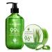Aloderma Aloe Vera Gels Set 2 Pieces - 300g Aloe Vera Gel 200g Aloe Vera Gel - Hydrating Soothing Moisturizing