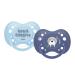 DODIE Anatomical Pacifier 18 Months BPA Free Durable Blue Boys Seal 2 Pack