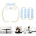 Hokzyhouse Blue Massage Bars - 20 Roles Muscle Scooter Device for Fatigue Relief | Versatile Circular Massage for Legs Neck Hands & Arms - Buy Online on GoSupps.com