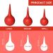 30ml Reusable Rubber Suction Ear Syringe | Hand Bulb Aspirator for Kids & Adults - Non-Toxic Lab Tool - Buy Online on GoSupps.com