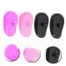 Healeved 4pcs Hair Dye Earmuffs - Black Ear Cuff Baking Oil Shawl - 7.5x5cm - Assorted Color | Shop Now - Buy Online on GoSupps.com