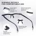 Adjustable Focus Reading Glasses | Flexible Diopter Control Eyeglasses for Distance & Reading Vision - Unisex International Shipping - Buy Online on GoSupps.com