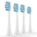 Replacement brush head compatible with surfaces toothbrushes replacement brushes suitable for Olybo Electric sound toothbrush S133 Standard plug-in brushes A-Weiß
