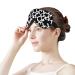 White Milk Cow Print Sleep Mask for Women | Adjustable Eye Shades & Elastic Strap - Buy Online on GoSupps.com