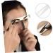 Hemoton 1pc Eyebrow Stencil Eyebrow Ruler Stencil Eyebrow Drawing Tool Positioning Ruler Stainless Steel Size 1 As Shown - Buy Online on GoSupps.com