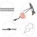 30ft Black Twisted Links Necklace Chains Set for DIY Jewelry Making | 3mm Width with Lobster Clasps and Jump Rings - Buy Online on GoSupps.com