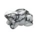 TRUSTTWO 1.5" Frog Statue Natural Gemstone Room Decoration Healing Crystal Animals Figurines Reiki Hand Carved Stones The White Turquoise