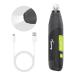 Toozey claw grinder for dogs 3 speed levels with LED light powerful electrical claw grinder for medium and large dogs yellow