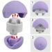 Iplusmile 3-in-1 Massage Ball - Muscle Massager Scooter & Voltage Massager Tool - TPE Fitness Violet Neck & Fascia Relief - Buy Online on GoSupps.com