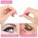 URAQT Eye Gel Pads - 50 Pairs Lint-free Eyelash Extension Pads with 10 Eyelash Brushes - Premium Under Eye Gel Patches for Pro Salons - Individual Eyelash Extensions - White - Buy Online on GoSupps.com
