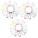 FRCOLOR 21 Pairs Headband Color Hair Tie Hair Ties for Hair Knockers for Girls Rubber Bands for Hair Pom Pom Kids Hair Accessories Girls Hair Band Acrylic Pompom Toddler Girl Child