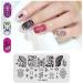 WOKOTO 6Pcs Valentine's Day Nail Art Stamping Plates Set - Cat Butterfly Design Stainless Steel Templates for Manicure - Nail Image Polish Kit - Buy Online on GoSupps.com