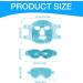 Xeerun Cooling Eye Mask - 4 Piece Gel Masks for Dark Circles & Swollen Eyes | Reusable Ice Masks for Instant Relief - Buy Online on GoSupps.com