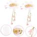 Beaupretty 4 Pairs tassel flower hair clip girl hair accessories hair accessories for girls baby hair accessories flower headpiece pink hair clip baby clips for hair Hanfu child China - Buy Online on GoSupps.com