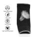 Neotech Care Ankle Support Sleeve - Open Heel Light Elastic & Breathable Knitted Fabric - Medium Compression - For Men Women Kids - Right or Left Foot - Black Colour (Size L 1 Unit) L 1 - Buy Online on GoSupps.com