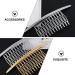 LALAFINA Hair Styling Accessories - 2pcs Metal Wire Hair Combs for Bridal Wedding Veil - Assorted Colors - 10.8X4cm - Buy Online on GoSupps.com