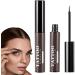 Eyebrow Makeup | Peel Off Sweatproof Tinted Brow Gel with Brow Templates - 3 Days Eyebrow Dye Tools for Women and Girls Long Lasting Eye Brow Cosmetics - Buy Online on GoSupps.com