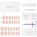 DANNI & TONI 28 Semi Cured Gel Nail Wraps in Tint Nude - Salon Quality Self-Adhesive Manicure Stickers Set - Buy Online on GoSupps.com