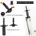 mannequin stand for chair With Clip Training Head Clamp Stand Adjustable Cosmetology Clamp stand  Hairdressing Salon Seat Back Clamp (17inch  Black) 17 Inch 1 Black - Buy Online on GoSupps.com