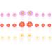 FRCOLOR Silicone Toe Separators for Pedicure Flower Toe Spacers Finger Separtors Great Toe Cushions 24pcs (Random Color) - Buy Online on GoSupps.com