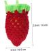 Alipis 2pcs Fruit Drawstring Vegetable Bags Strawberry Woolen Bag Egg Bag Shopping Hanging Net One Shoulder - Buy Online on GoSupps.com