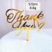 LUONT - Thank You Cake Topper for Retirement and Thank You occasions - Decorative Acrylic Cake Topper Decorate Your Birthday Cake for decorating cakes and other pastries ideal for retirement - Buy Online on GoSupps.com