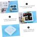 TEHAUX 3pcs Box Flower Pot Mold Silicone Molds Concrete Planter Molds Creative Crystal Epoxy Mold Square Whitex3pcs 10.6X10.6X3.3CMx3pcs - Buy Online on GoSupps.com