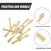 SOLUSTRE Creme Makeup 10Pcs Gold ABS Mini Spoon Makeup Spatula Cosmetic Spatulas Facial Reusable Scoop Facial Cream Spoon Beauty Spoons for Cream Lotions Moisturizers Metal Cooking Spoon - Buy Online on GoSupps.com