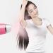 Travel Hair Dryer 1000W Portable Ion Hair Dryer Professional Home Hair Dryer with Nozzle Hot and Cold DC Motor (Pink) - Buy Online on GoSupps.com