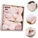 CANIGHT 1 Set Dry Hair Towel Set Lotus Tealight Candle Holder Bath Sponge Bath Towel Pink Twisted Yarn - Buy Online on GoSupps.com